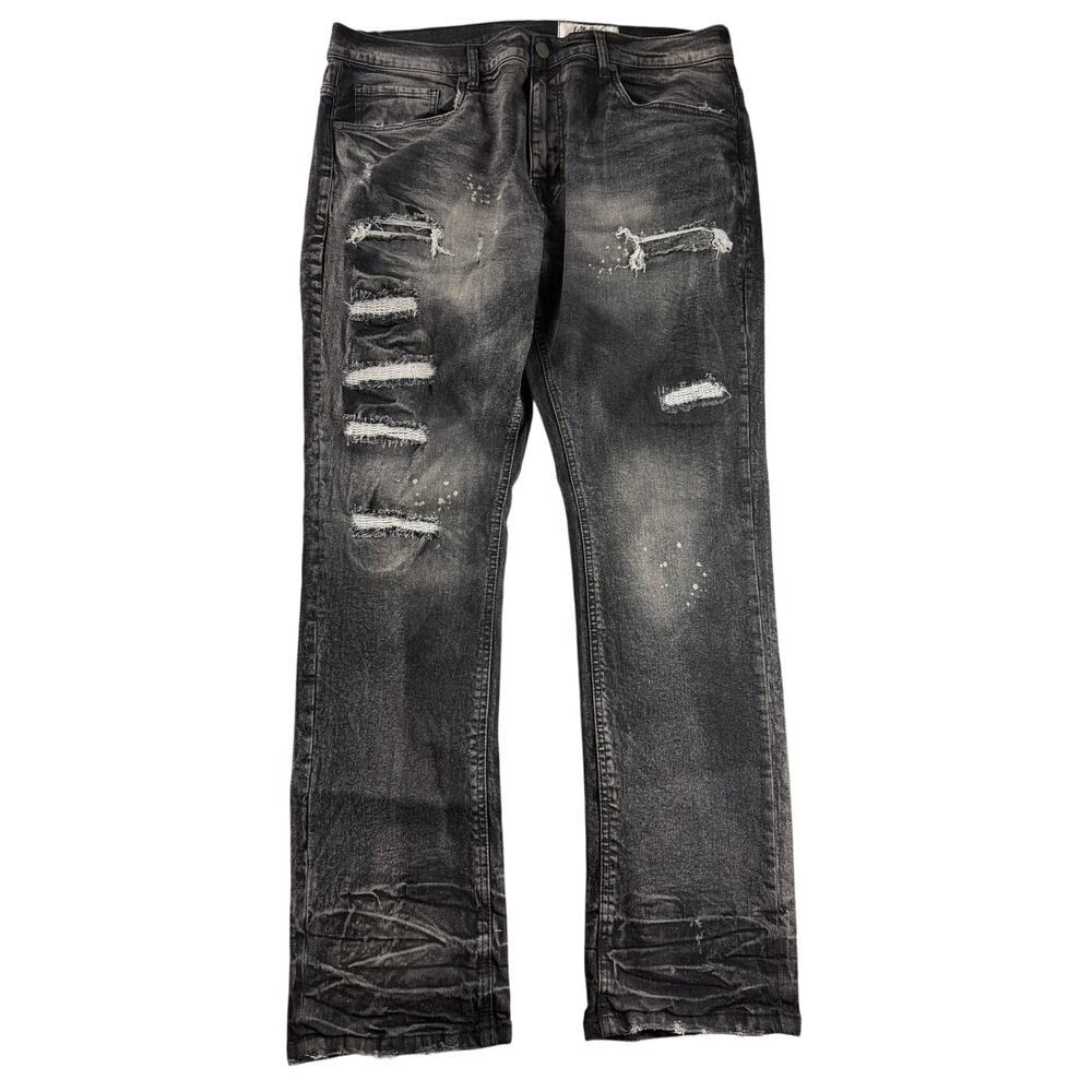 Evolution In Design Distressed Slim Jeans 40x32